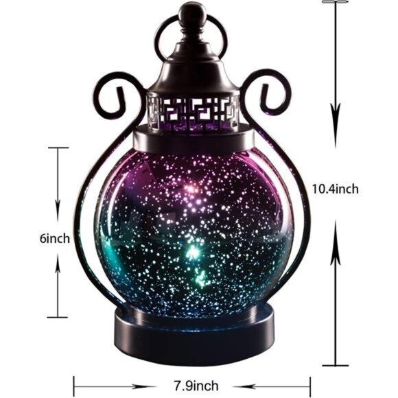 Lanterns Decorative Indoor Color Changing, Hanging Halloween Lantern Decor - Picture 3 of 8